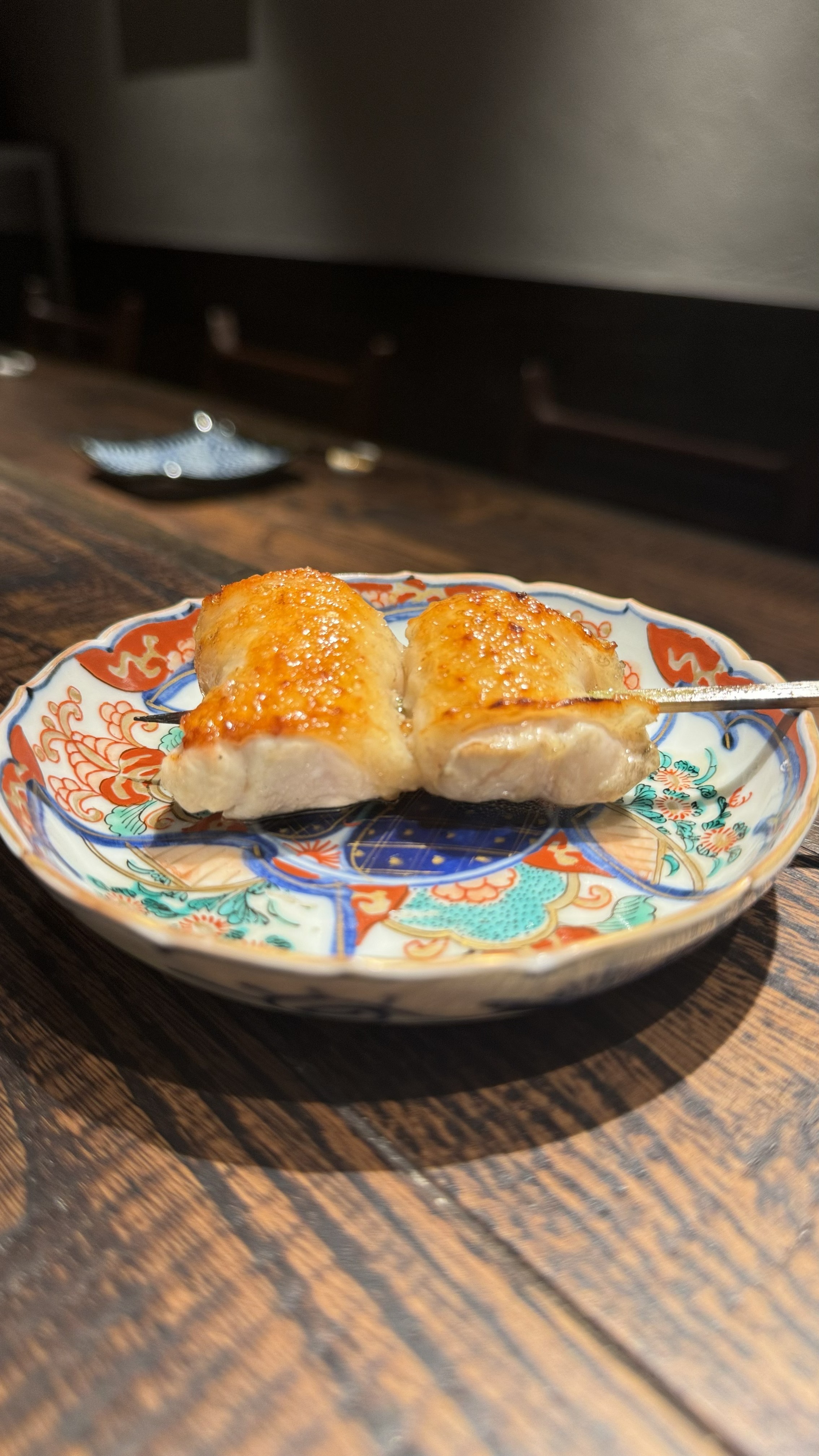 地鶏串